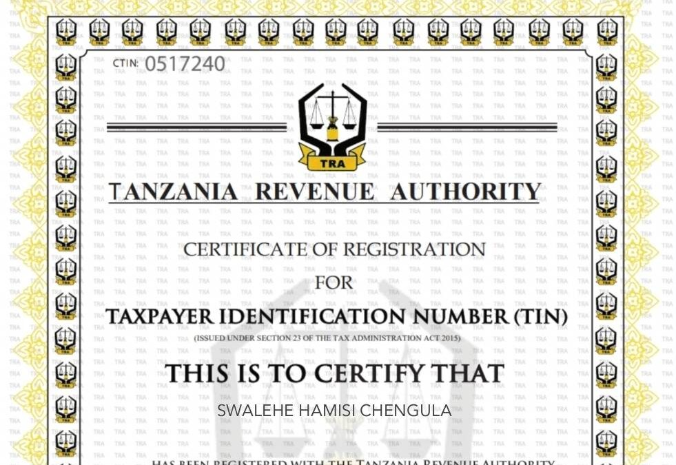 How Do I Get A Tanzanian Tax ID?